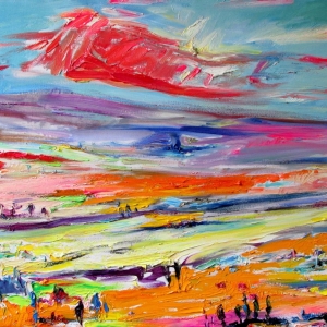r. Rioni Meadows,oil on canvas, 60x80 cm.2013