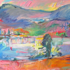 Late Fall, 57x76 cm.,oil on canvas, 2024